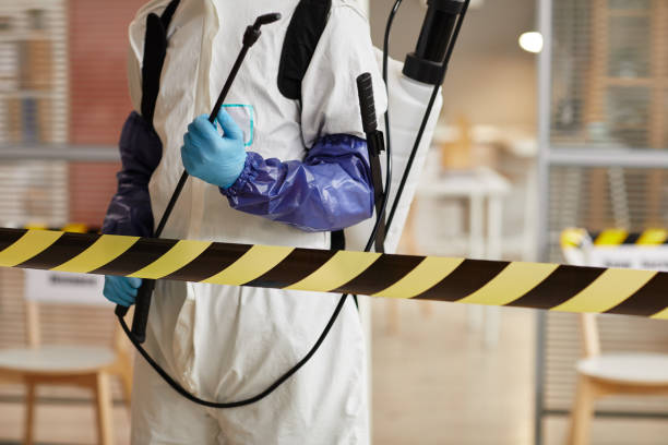 Professional Biohazard Cleanup technician working in Ramona, CA